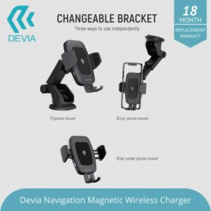 شاحن ديفيا للسيارة وايرلس طابلون ومكيف وجام السيارة